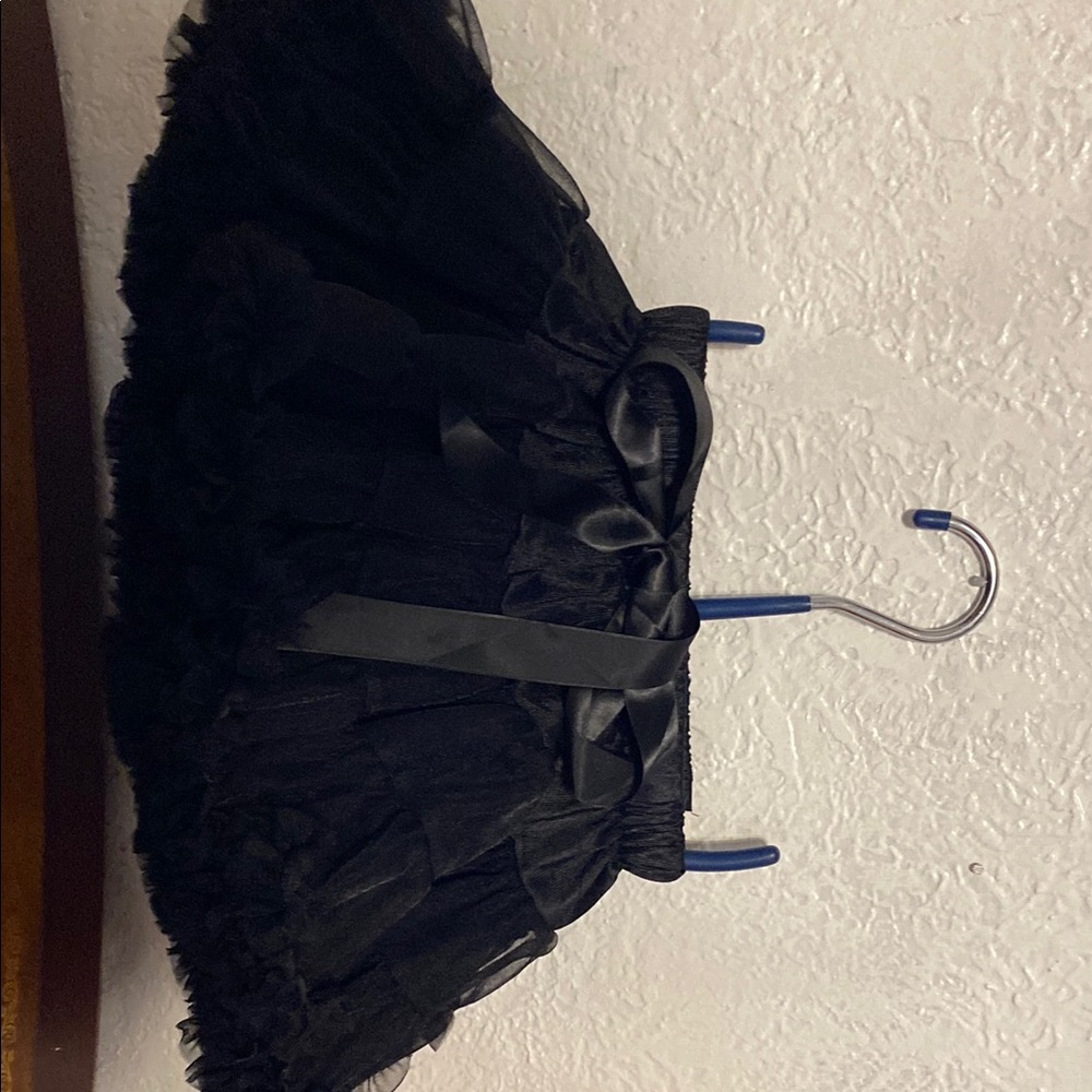 Elegant Black Tulle Skirt